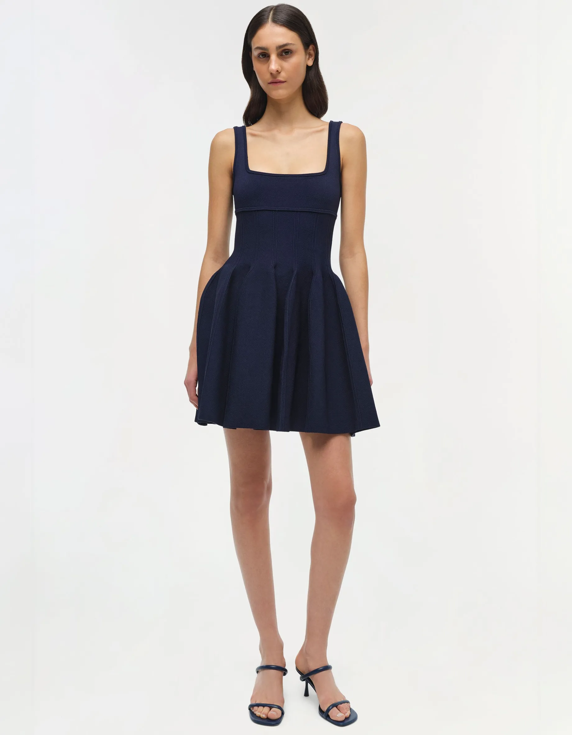 Ausgestelltes Mini Kleid
