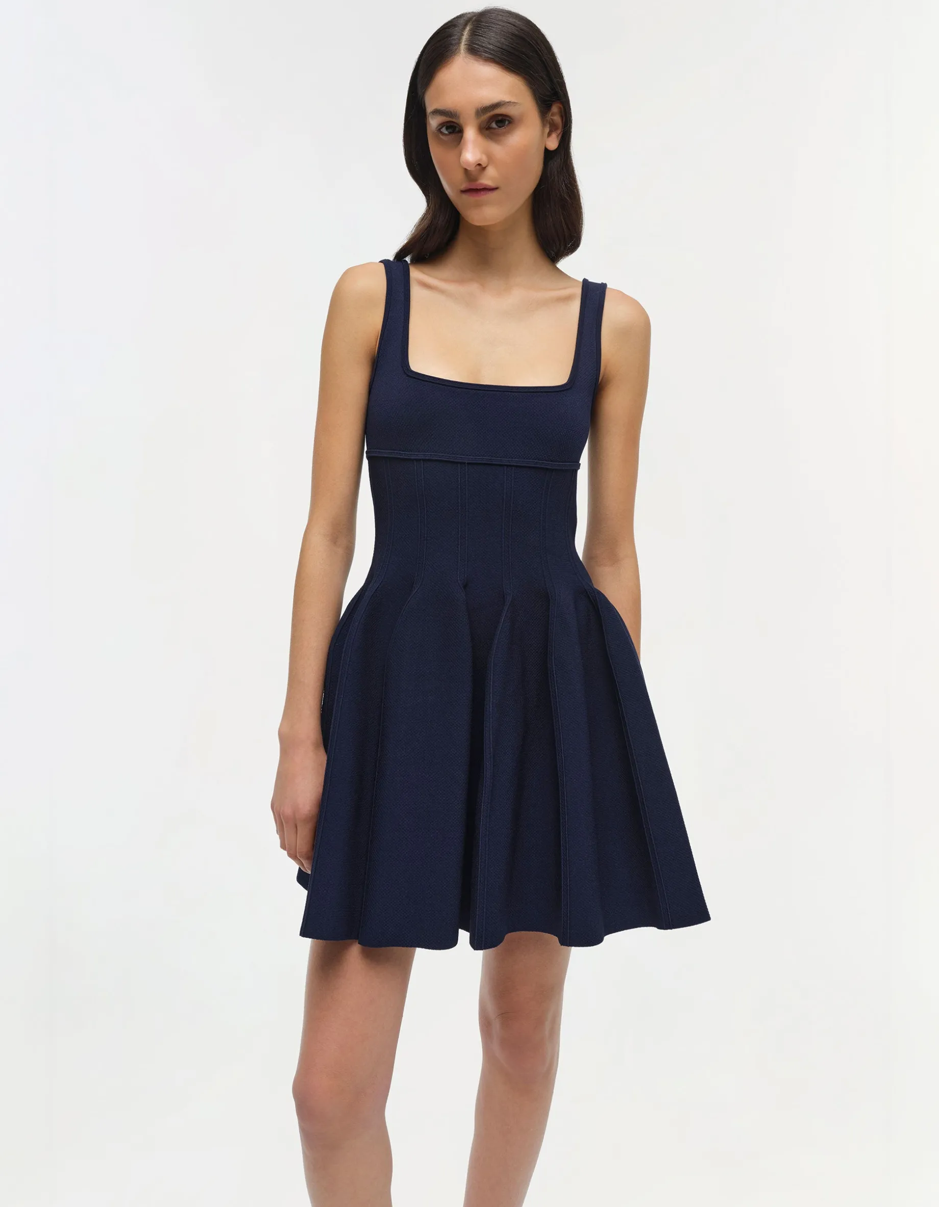 Ausgestelltes Mini Kleid