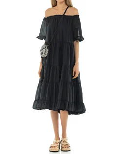 Ausgestelltes Off-Shoulder Kleid