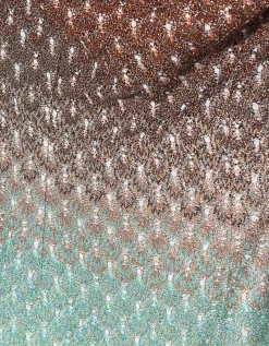 Bandeau-Kleid mit Effektgarn