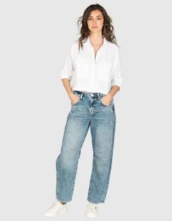 Barrel-Leg Jeans Bella