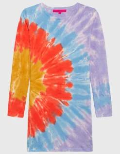 Batik Mini Kleid mit Kaschmir-Anteil