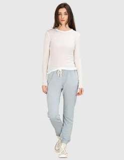 Baumwoll Longsleeve mit Kaschmir Anteil