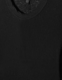Baumwoll Longsleeve mit Kaschmir Anteil