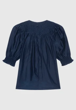 Baumwoll-Seiden-Mix Bluse