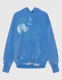 Bedruckter Oversize Hoodie im Vintage-Stil