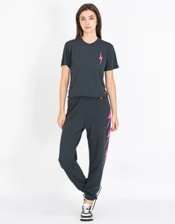 Bedrucktes Cropped T-Shirt