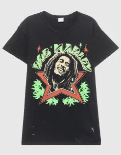 Bedrucktes Oversize T-Shirt im Vintage-Look