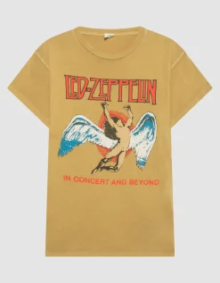 Bedrucktes Oversize T-Shirt im Destroyed-Look