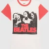 Bedrucktes Oversize T-Shirt im Vintage-Look