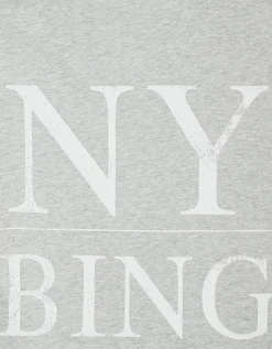 Bedrucktes Oversize T-Shirt Myers Serif NY