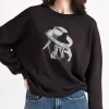 Bedrucktes Oversize-Sweatshirt
