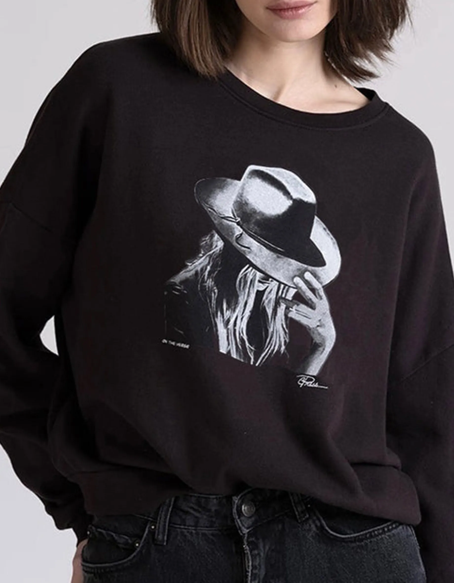 Bedrucktes Oversize-Sweatshirt