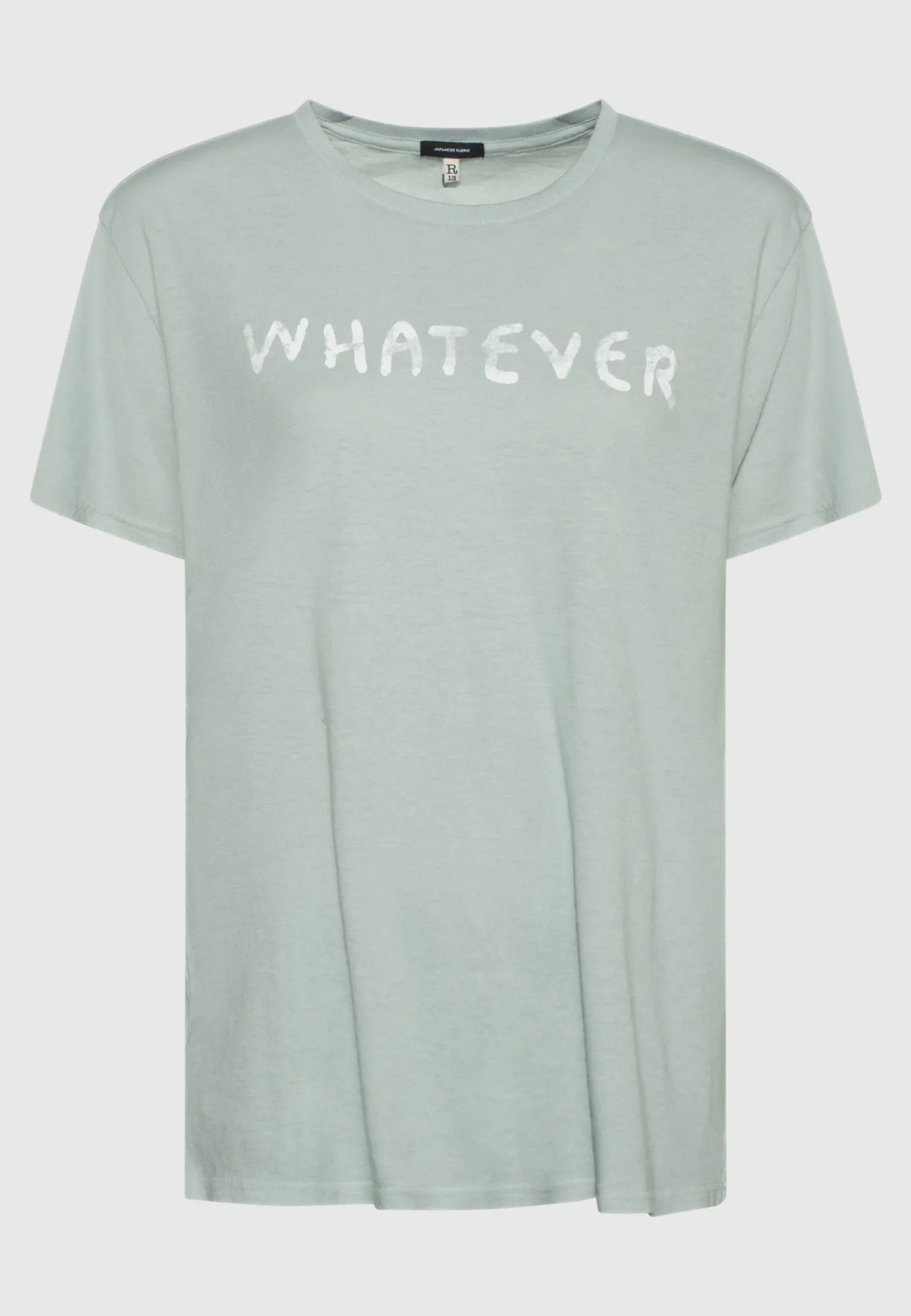Bedrucktes Oversize-T-Shirt mit Kaschmir-Anteil