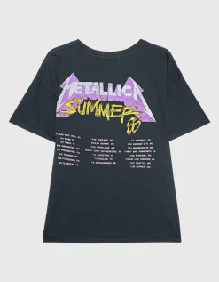 Bedrucktes Oversize-T-Shirt mit Glitter-Finish
