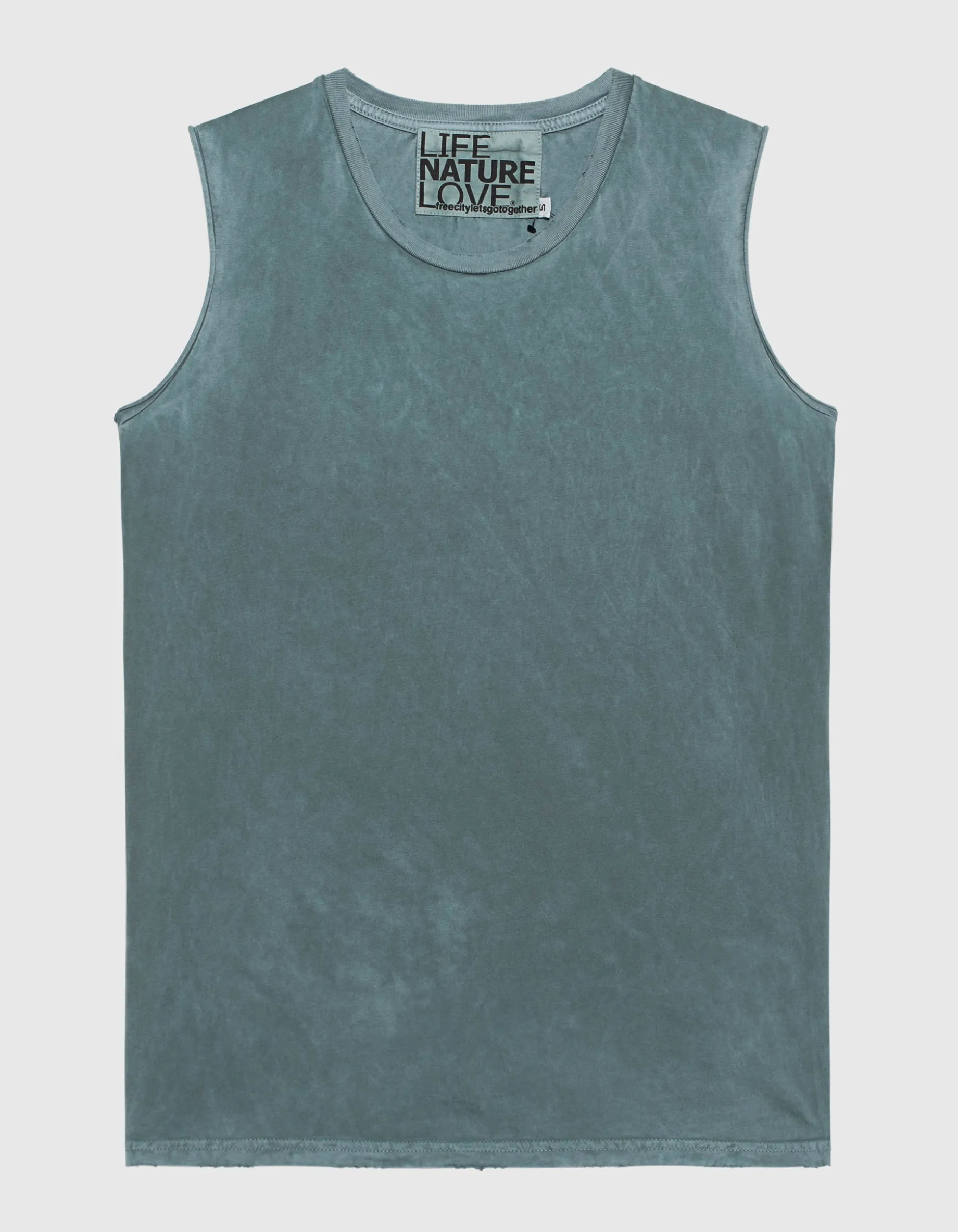 Bedrucktes Top im Destroyed-Look