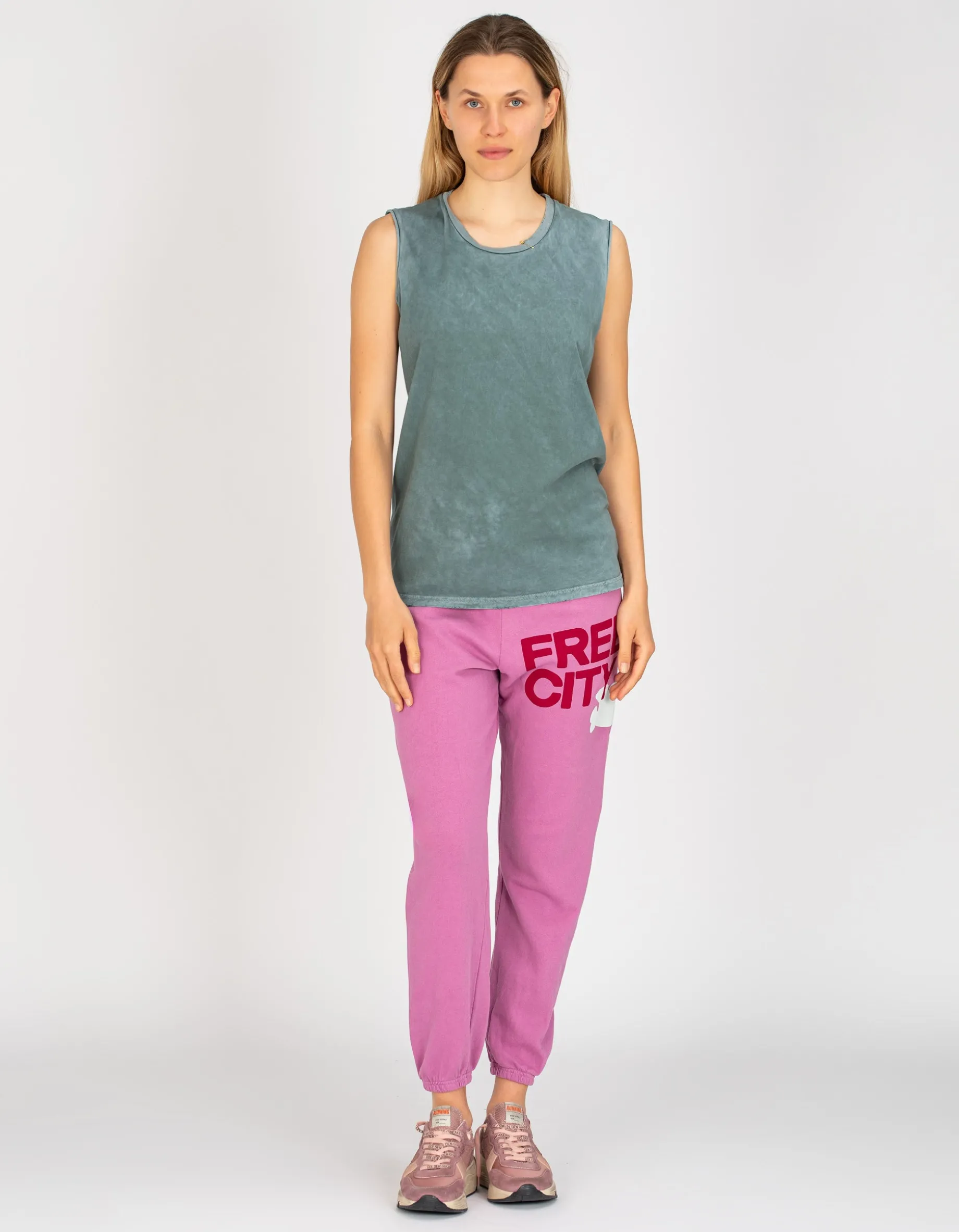 Bedrucktes Top im Destroyed-Look
