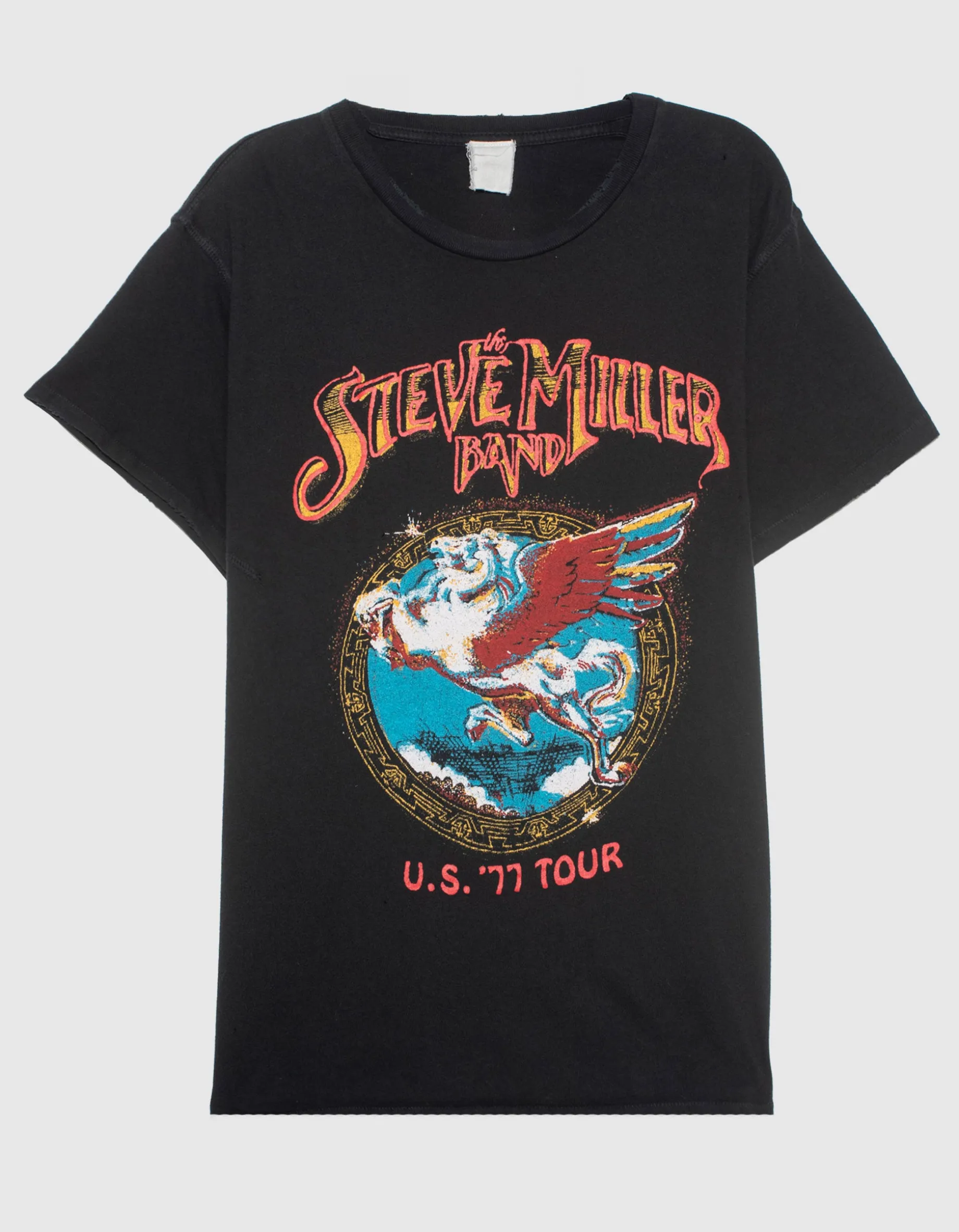 Bedrucktes T-Shirt im Destroyed-Look