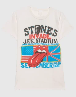 Bedrucktes T-Shirt im Destroyed-Look