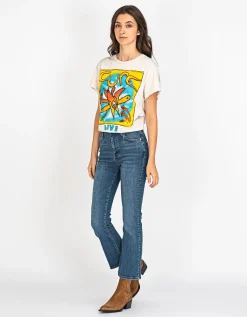 Bedrucktes T-Shirt im Destroyed-Look