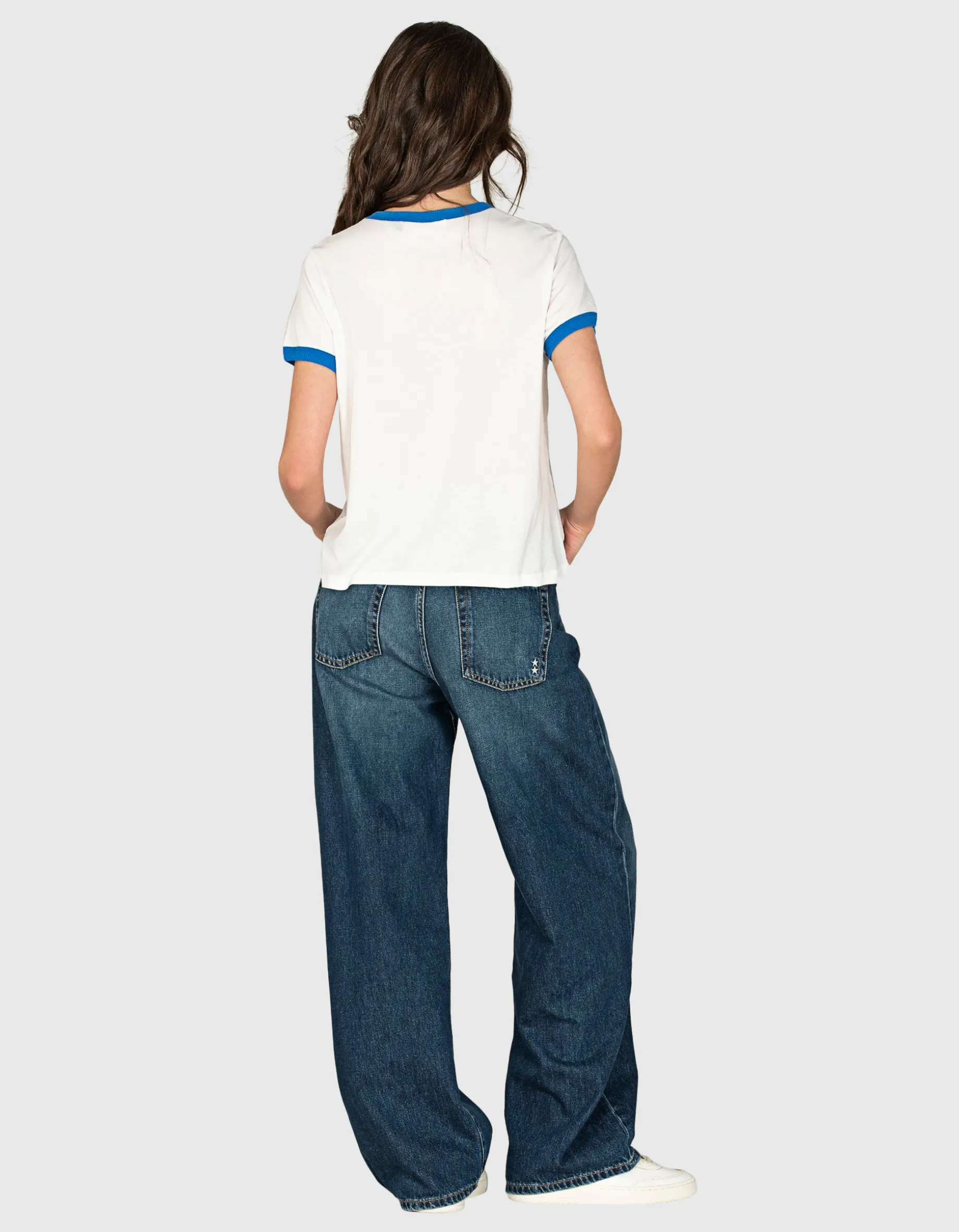 Bedrucktes T-Shirt im Vintage-Look