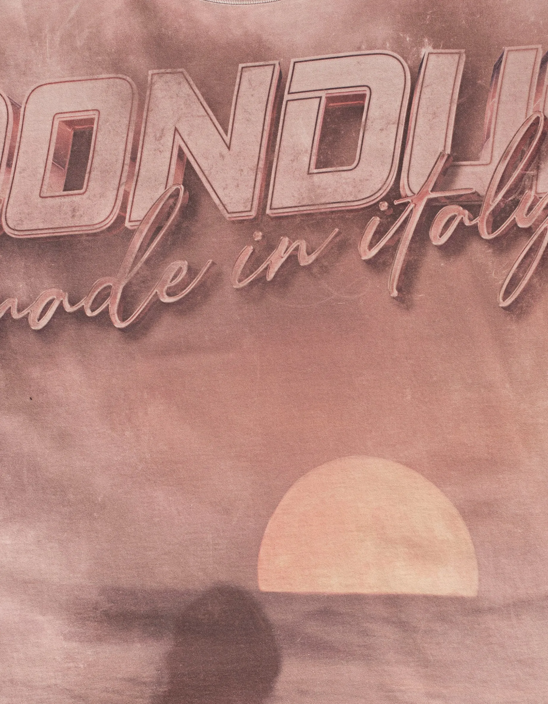 Bedrucktes Washed-Out T-Shirt