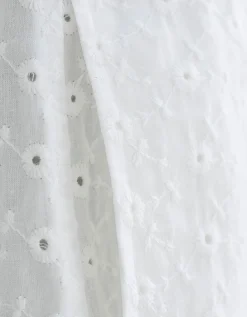 Bestickte Shorts mit elastischem Bund
