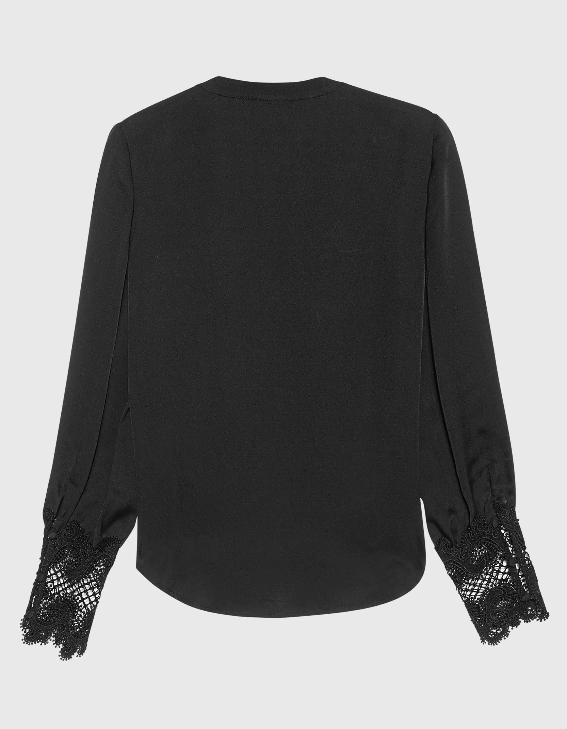 Bluse mit Spitzen-Details