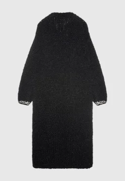 Bouclé-Kaschmir-Cardigan mit dekorativen Knöpfen
