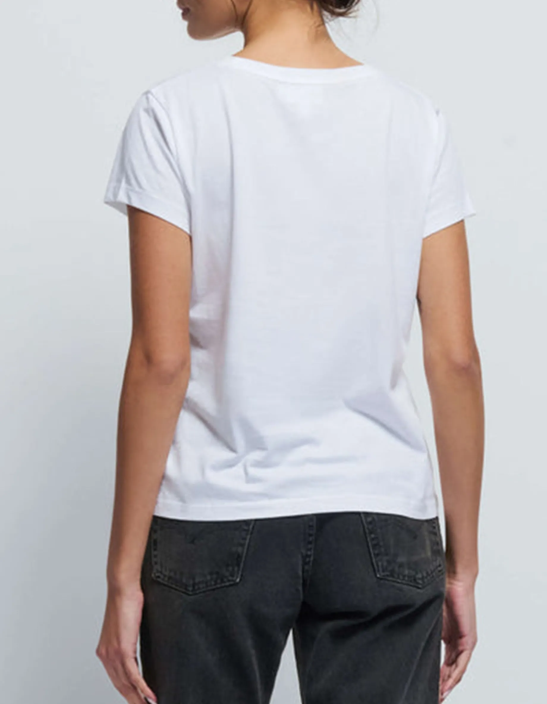 Boxy-Cut T-Shirt Goldie mit Rundhalsausschnitt
