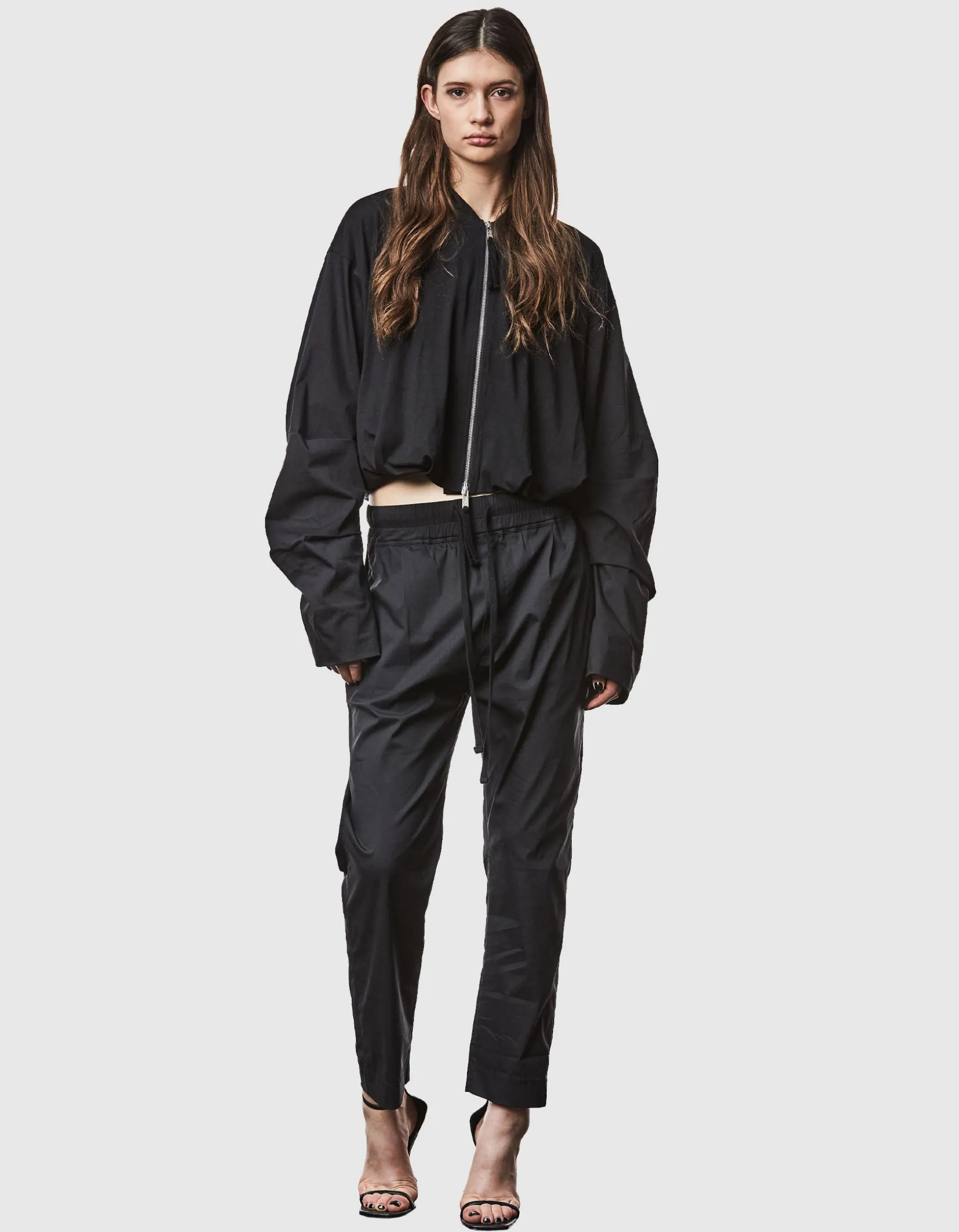 Bundfaltenhose mit elastischem Bund
