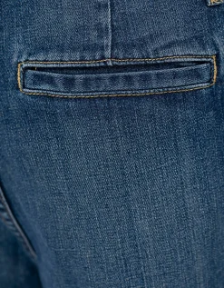 Bundfalten-Wide-Leg Jeans Flora