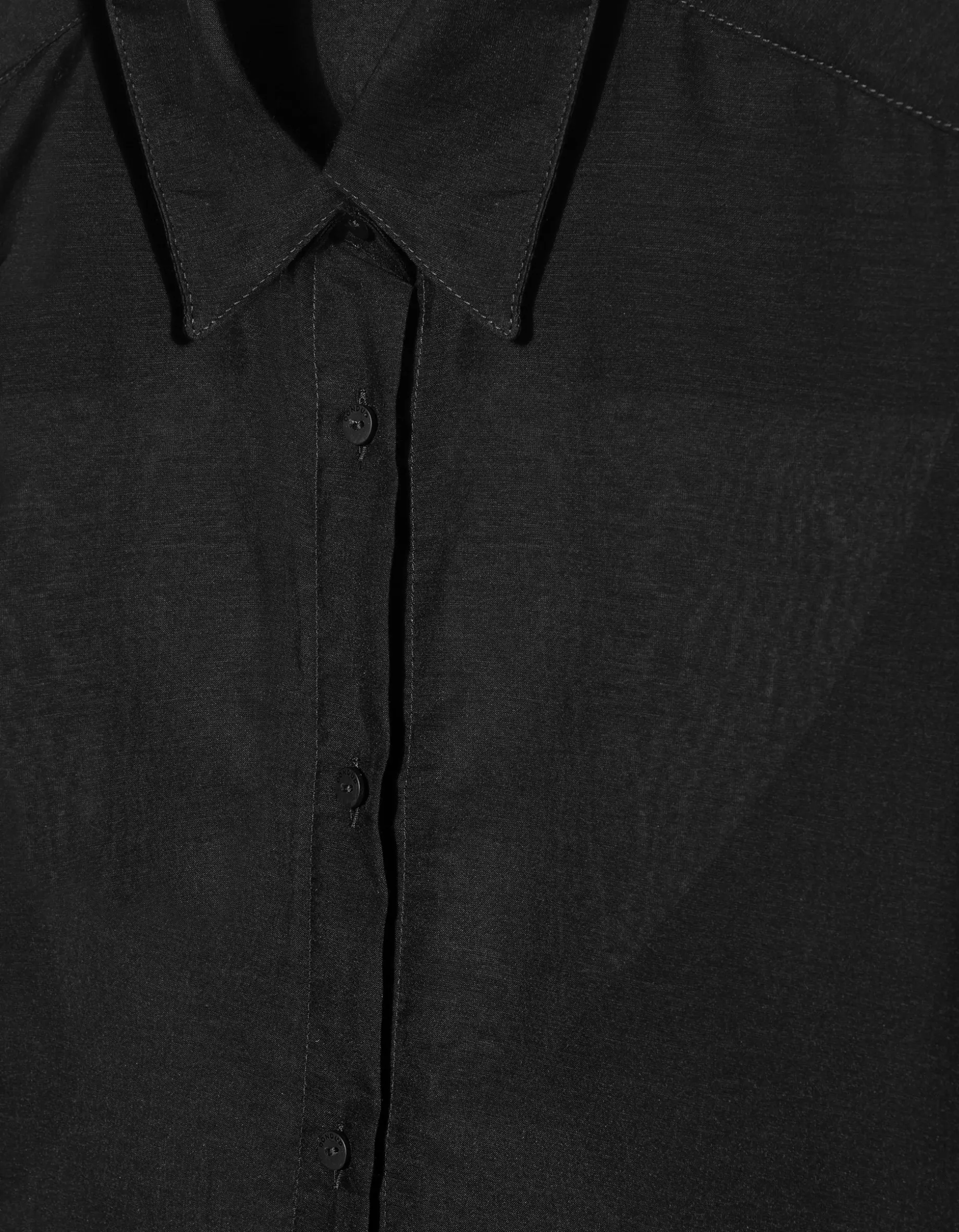 Cropped Bluse mit Seidenanteil