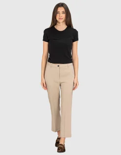 Cropped Bootcut-Hose