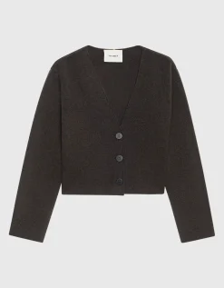 Cropped Kaschmir-Cardigan
