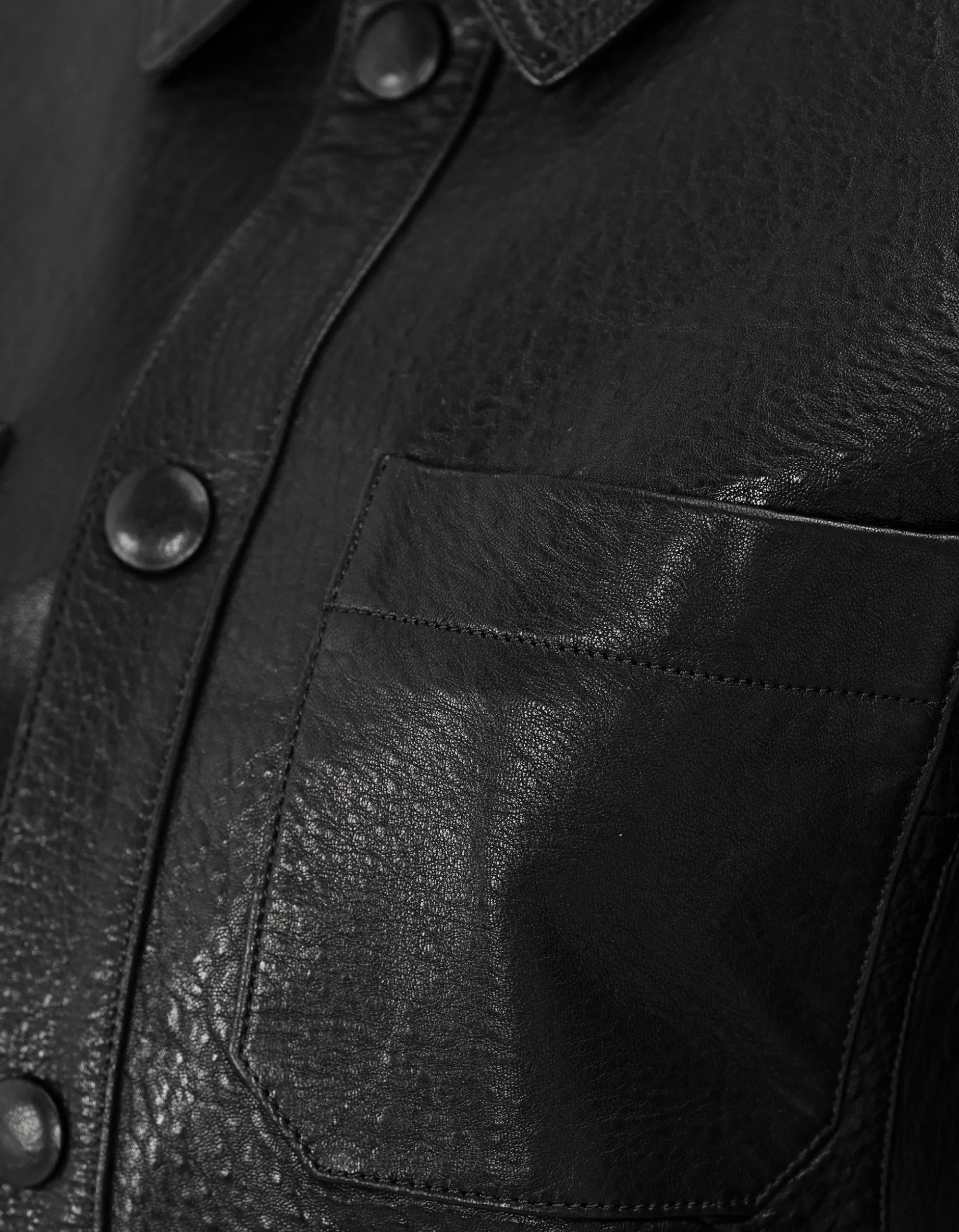Cropped Lammlederjacke