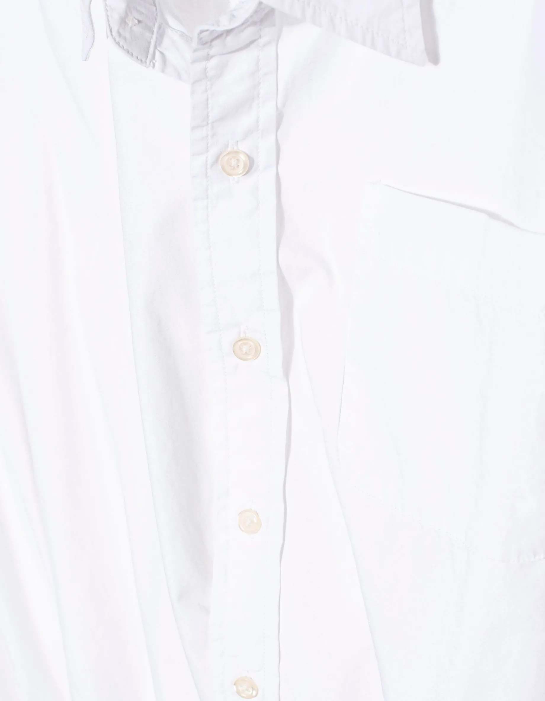 Cropped Oversize-Bluse mit Raffung