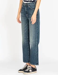 Cropped Straight-Leg Jeans Arwen