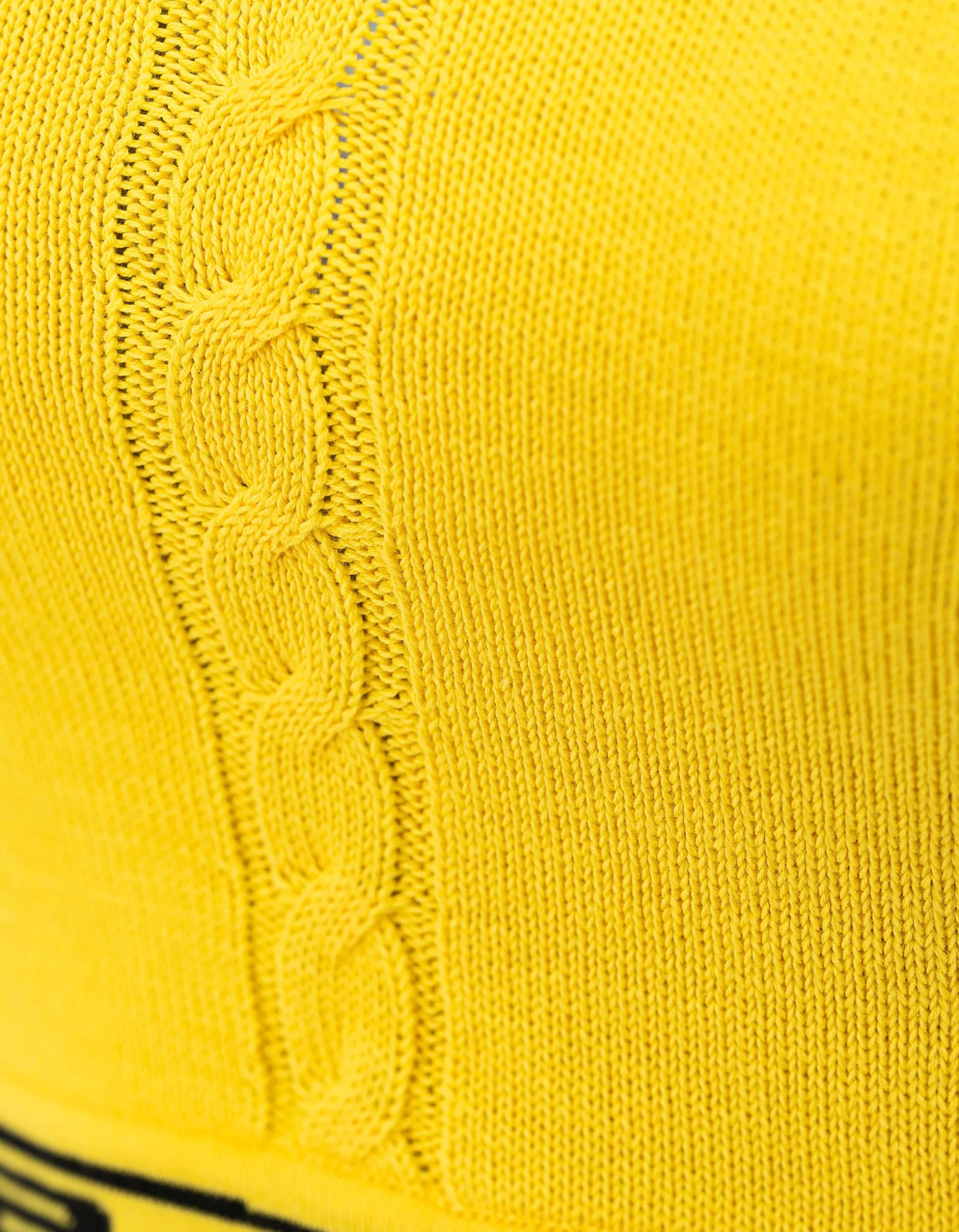 Cropped Zopfstrick-Top