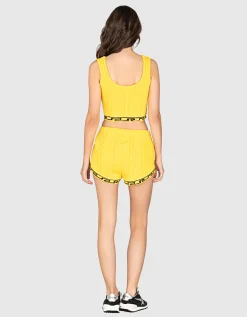 Cropped Zopfstrick-Top