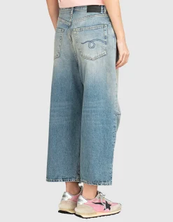 Cropped-Barell-Leg Jeans