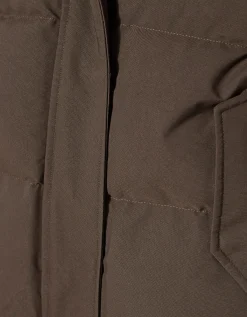 Daunen-Jacke mit abnehmbarem Fell-Besatz