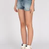 Destroyed Jeans-Shorts