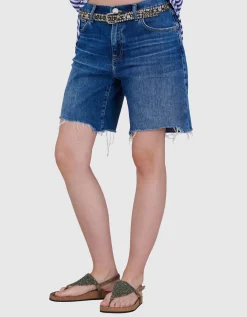 Destroyed Jeans-Shorts Leah