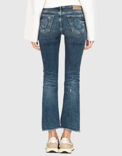 Destroyed Kick-Flare Jeans Halle