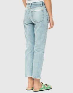 Destroyed Straight-Leg-Jeans
