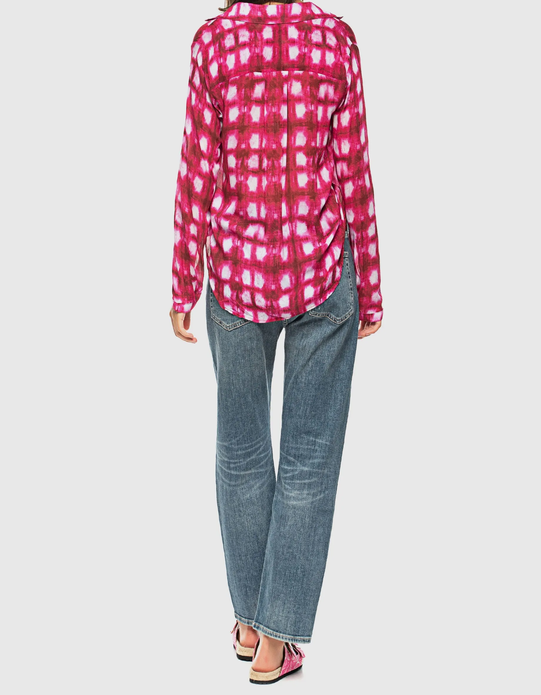 Destroyed Straight-Leg-Jeans