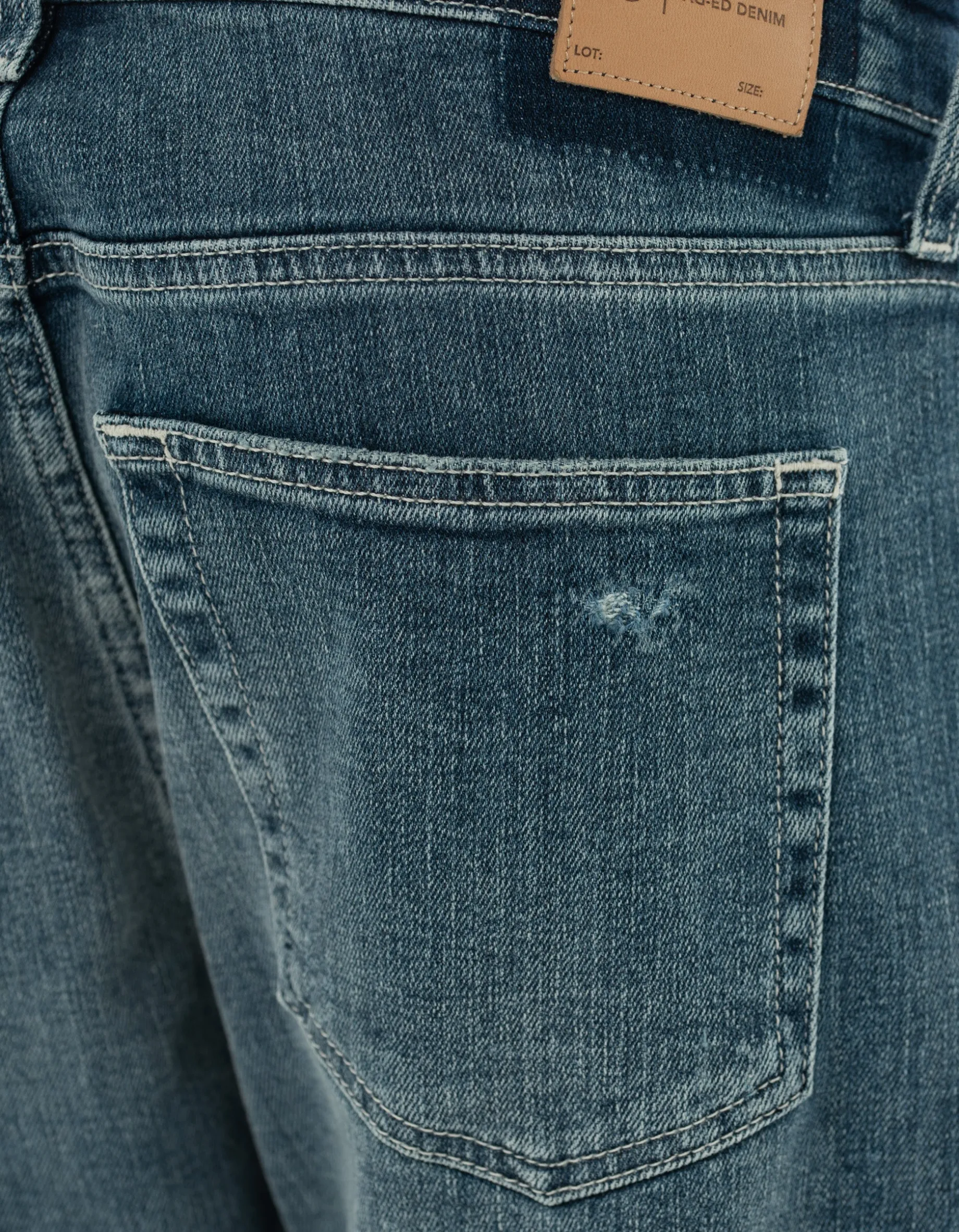 Destroyed Straight-Leg-Jeans
