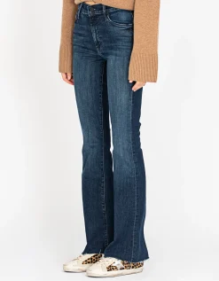 Destroyed-Look Flared-Leg Jeans