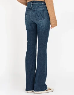 Destroyed-Look Flared-Leg Jeans